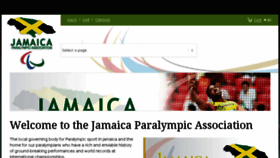 What Jamaicaparalympic.com website looked like in 2016 (7 years ago)