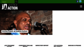 What Justiceaction.org.au website looked like in 2016 (9 years ago)