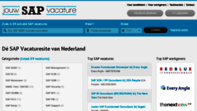 What Jouwsapvacature.nl website looked like in 2016 (7 years ago)