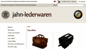 What Jahn-lederwaren.de website looked like in 2016 (8 years ago)