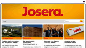 What Josera.com website looked like in 2016 (9 years ago)