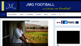 What Jmgfootball.com website looked like in 2016 (7 years ago)