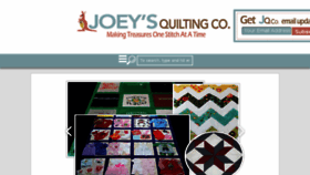 What Joeysquiltingco.com website looked like in 2016 (7 years ago)