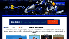 What Jeu2moto.fr website looked like in 2016 (7 years ago)