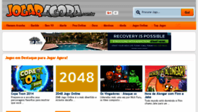 What Jogaragora.com.br website looked like in 2016 (7 years ago)