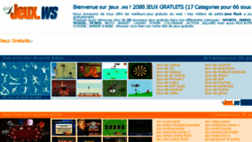 What Jeux.ws website looked like in 2016 (7 years ago)