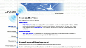 What Jaxid.com website looked like in 2016 (8 years ago)