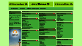 What Jouwthema.nl website looked like in 2016 (7 years ago)