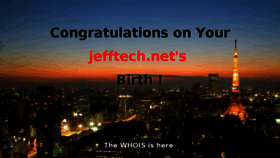 What Jefftech.net website looked like in 2016 (9 years ago)