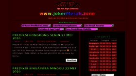 What Jokermerah.zone website looked like in 2016 (9 years ago)