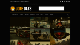 What Jokedays.com website looked like in 2016 (7 years ago)