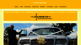 What Journeystaxis.co.uk website looked like in 2016 (7 years ago)