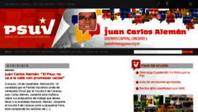 What Juanaleman.psuv.org.ve website looked like in 2016 (7 years ago)