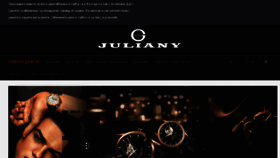 What Julliany.com website looked like in 2016 (7 years ago)