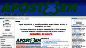 What Jornalapostebem.com.br website looked like in 2016 (9 years ago)