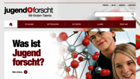 What Jugend-forscht.de website looked like in 2016 (7 years ago)