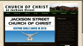 What Jacksonst.org website looked like in 2016 (10 years ago)