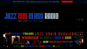 What Jazzconclass.com website looked like in 2016 (7 years ago)
