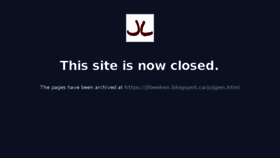 What Jgen.ws website looked like in 2016 (9 years ago)