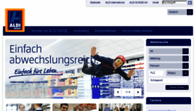 What Jobs.aldi.ch website looked like in 2016 (7 years ago)