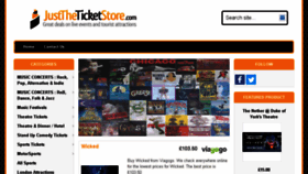 What Justtheticketstore.com website looked like in 2016 (7 years ago)