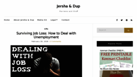 What Jershaanddup.com website looked like in 2016 (7 years ago)