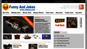 What Jokesz.com website looked like in 2016 (7 years ago)