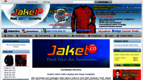 What Jaket.co website looked like in 2016 (7 years ago)