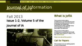 What Journalofia.org website looked like in 2016 (7 years ago)