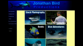 What Jonathanbird.net website looked like in 2016 (7 years ago)