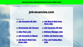 What Jobvacancies.com website looked like in 2016 (7 years ago)