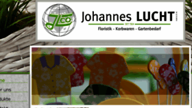 What Johanneslucht.de website looked like in 2016 (7 years ago)