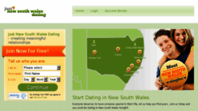 What Justnewsouthwalesdating.com website looked like in 2016 (7 years ago)