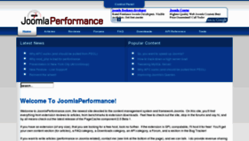 What Joomlaperformance.com website looked like in 2011 (13 years ago)