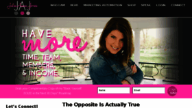 What Julieannejones.com website looked like in 2016 (7 years ago)