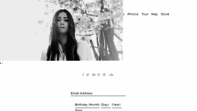 What Jasminethompsonmusic.com website looked like in 2016 (7 years ago)