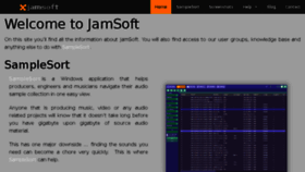 What Jamsoft.co.uk website looked like in 2016 (7 years ago)