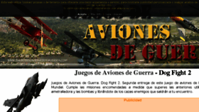 What Juegosdeavionesdeguerra.com website looked like in 2016 (7 years ago)