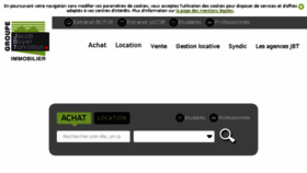 What Jbt-immobilier.com website looked like in 2016 (9 years ago)