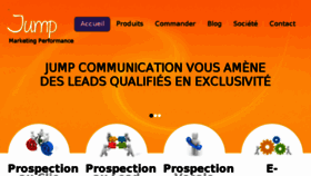 What Jump-communication.com website looked like in 2016 (7 years ago)