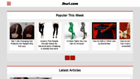 What Jhuri.com website looked like in 2016 (7 years ago)