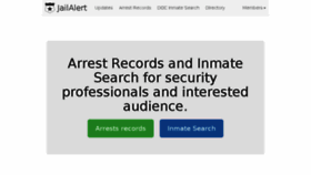 What Jailalert.com website looked like in 2016 (7 years ago)