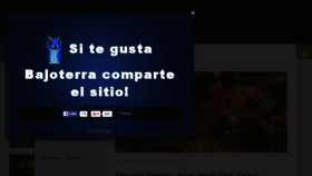 What Juegosdebajoterra.com website looked like in 2016 (7 years ago)