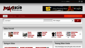 What Jogjasale.com website looked like in 2016 (7 years ago)