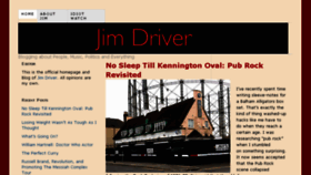 What Jimdriver.com website looked like in 2016 (7 years ago)