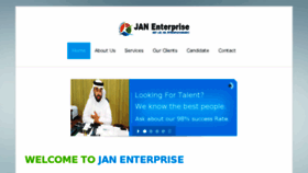 What Janenterprise.com website looked like in 2016 (7 years ago)