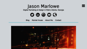 What Jasonmarlowe.com website looked like in 2016 (7 years ago)