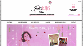 What Joliskids.com website looked like in 2016 (7 years ago)