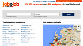 What Jobisjob.nl website looked like in 2016 (7 years ago)