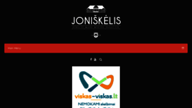 What Joniskelis.lt website looked like in 2016 (7 years ago)